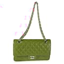 Chanel Red Quilted Lambskin Medium Classic Double Flap Bag