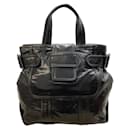 Pierre Hardy Tasche aus perforiertem Leder in Schwarz