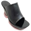 Stella McCartney Black / Pink Shroom Platform Sandals - Stella Mc Cartney