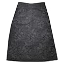 NO. 21 Black Lace Midi Skirt - Autre Marque