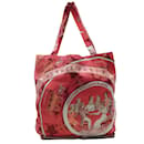 Hermes Pink / Red Silky Pop Folding Tote - Hermès