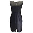 Roksanda Ilincic Black Sleeveless Full Front Zip Pure Silk Dress - Autre Marque