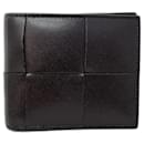 Leather wallet with Intrecciato motif - Bottega Veneta