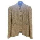 Giacca Chanel in tweed beige 36