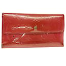 LOUIS VUITTON Vernis Porte Tresol International Long Wallet Pink M91246 LV 43022 - Louis Vuitton