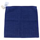 HERMES Towel Cotton Blue Navy Auth 42849 - Hermès