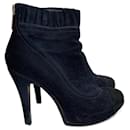 CHANEL  Ankle boots T.EU 36 Suede - Chanel