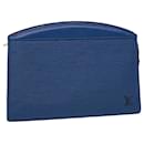 LOUIS VUITTON Epi Trousse Crete Clutch Blau M48405 LV Auth th3672 - Louis Vuitton