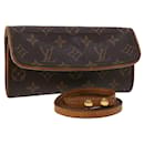 LOUIS VUITTON Monogram Pochette Twin PM Sac à bandoulière M51854 LV Auth rd5215 - Louis Vuitton