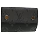 LOUISVUITTON Monogram Eclipse Reverse Discovery Compact Wallet M45417 auth 42524 - Louis Vuitton