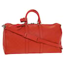 LOUIS VUITTON Damier Infini Keepall Bandouliere 45 Bag Fusion N41142 auth 43817a - Louis Vuitton