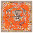 Hermes : Rare scarf "The March of the Zambezi" 2016 but already collector! - Hermès