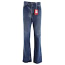 Levi‘s x Valentino Bootcut-Jeans aus blauem Baumwolldenim - Valentino Garavani