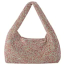 Mini Crystal Mesh Armpit Bag - Kara - Polyester - Pink Pixel - Donna Karan