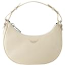 Moonrock Grained Hobo Bag - Zadig & Voltaire - Leather - White