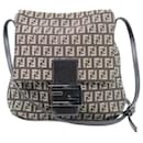 Fendi Zucchino Canvas Crossbody Bag Canvas Crossbody Bag in Very Good Condition