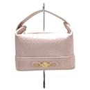 **Gianni Versace Pink Leather Handbag