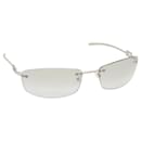 GUCCI Sonnenbrille Kunststoff Metall Silber Auth am4458 - Gucci