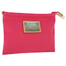 LOUIS VUITTON Antigua Pochette Plat PM Estuche Pink Rose M40068 LV Auth 42984 - Louis Vuitton