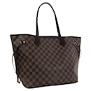 Louis Vuitton Damier Ebene Neverfull MM Canvas Tote Bag N51105 in Good condition
