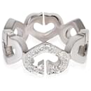 Cartier C Heart of Cartier Diamond Ring in 18K  White Gold 0.13 ctw