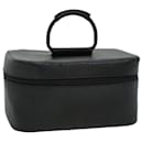 GUCCI Vanity Cosmetic Pouch Leather Black Auth bs5804 - Gucci