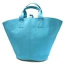 ***Hermes Light Blue Tote Bag with Pouch - Hermès
