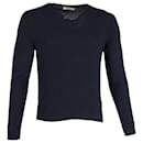 Zadig & Voltaire Green Monastir T-shirt in Navy Blue Wool