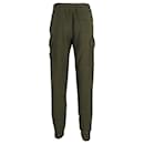 Stone Island Sweatpants in Olive Green Cotton