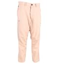 STONE ISLAND 30402 Vented Chinos in Pastel Pink Polyester - Stone Island