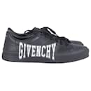 Givenchy City Sport College Print in Black Leather