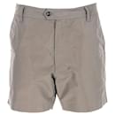 Tom Ford Technical Faille Tailored Shorts in Khaki Polyester