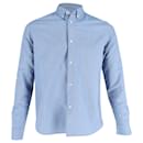 a.P.C. Classic Oxford Dress Shirt in Blue Cotton - Apc