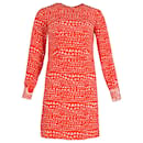 Stella McCartney Gabel Herz-Print-Kleid aus roter Seide - Stella Mc Cartney