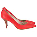 Sapatos Michael Michael Kors em couro vermelho