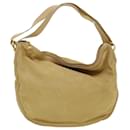 GUCCI Shoulder Bag Leather Beige Auth bs5660 - Gucci