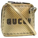 GUCCI Shoulder Bag Leather Gold 511189 auth 43933 - Gucci