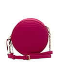 Swing Mini Round Leder-Umhängetasche Pink - Furla