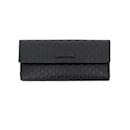 Continental Black Leather Wallet - Gucci
