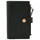 Black leather wallet - Versace