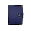 Vintage blaue Monogramm-Leinwand 4 Ring-Agenda-Cover - Gucci