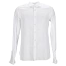 Ermenegildo Zegna Button-down Dress Shirt in White Cotton