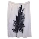 N21 Clementine Pleated Skirt in White Polyester - Autre Marque