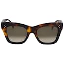 Celine CL41090 Catherine Cat-eye Sunglasses in Brown Acetate - Céline