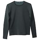 Jil Sander Printed Sweater in Green Polyester