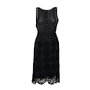 Moschino Cheap and Chic Sheer and Lace Dress