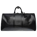 LOUIS VUITTON Keepall Bag in Black Leather - 333551968 - Louis Vuitton