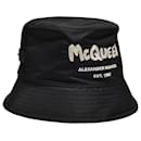 McQueen Graffiti Hat in Black Polyester - Alexander Mcqueen