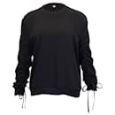 Kenzo Drawstring Sleeve Sweater in Black Polyester