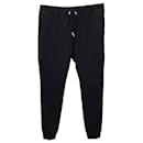 Balmain Slim-Fit Tapered Panelled Ribbed Joggers in Black Cotton